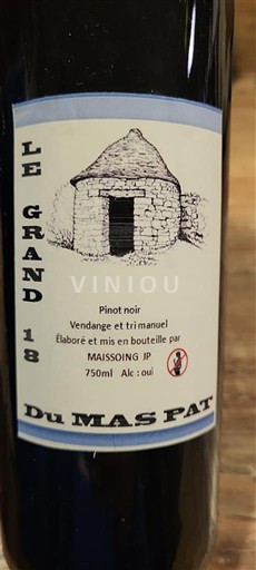 Bourgogne Du Mas Pat Le Grand 18 2018