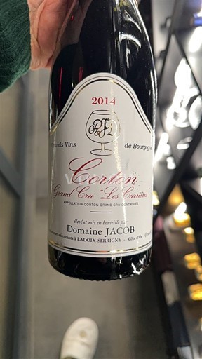 Burgundia Corton Grand Cru Domaine Jacob Grand Cru Les Carrières 2014