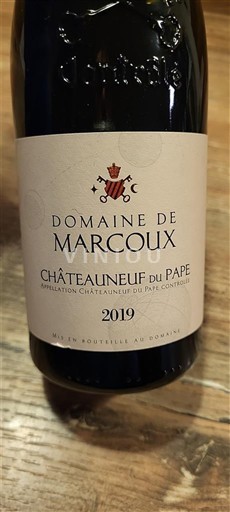 Rhônen laakso Châteauneuf-du-Pape Domaine Marcoux 2019