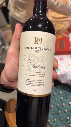 Linguadoca Coteaux del Languedoc Domaine Coste Moynier Tradition 2022