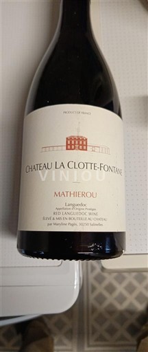 Languedoc Château La Clotte-Fontane Mathierou 2021