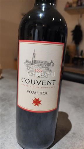 Bordeaux Pomerol Le Couvent 2022
