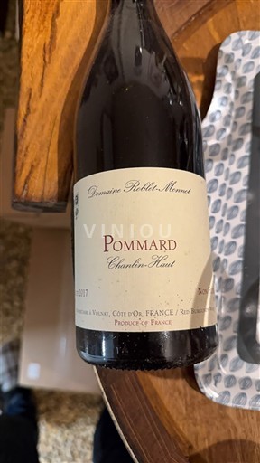 Rượu vang Rouge sec Chanlin-Haut Domaine Roblet-Monnot 2017 Pháp Bourgogne Pommard AOC