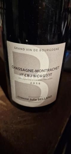Borgoña Chassagne-Montrachet Premier Cru Domaine Julie Belland 1er Cru Morgeot 2014
