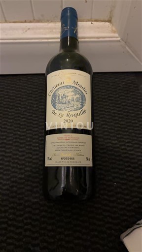 Bordeaux Bordeaux Supérieur Château Moulin de La Roquille 2020