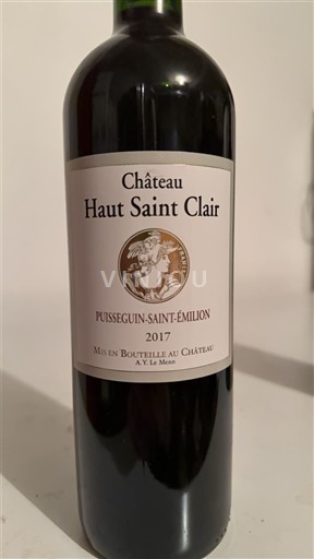 Bordeaux Puisseguin-saint-émilion Château Haut Saint Clair 2017