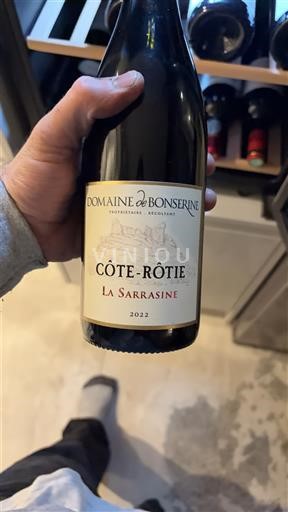 Rhônen laakso Côte-rôtie Domaine Bonserine La Sarrasine 2022