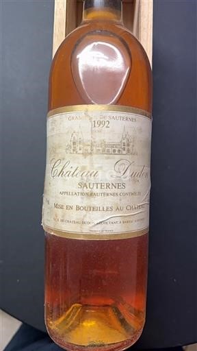 Bordeaux Sauternes Château Don 1992
