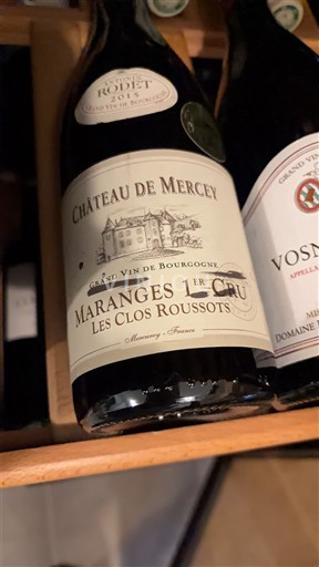 Bourgondië Niet gespecificeerd Premier Cru Château Mercey Les Clos Roussots 2015