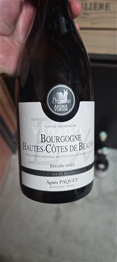Bourgogne Không được chỉ định Agnès Paquet 2022
