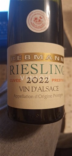Alsace Rebmann Prestige 2022