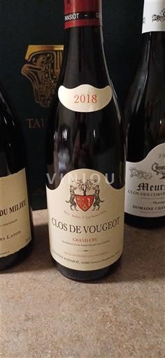 Borgonha Clos-de-Vougeot Grand Cru Château La Tour 2018