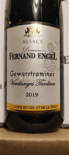 Weine Blanc moelleux Gewurztraminer Vendanges Tardives Domaine Fernand Engel 2019 Frankreich Elsass Gewürztraminer AOC Vendanges Tardives