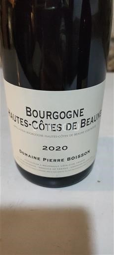 Burgundi Beaunen Ylämaat Domaine Pierre Boisson Pinot Noir 2020
