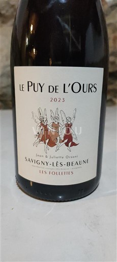 Burgundy Savigny-lès-Beaune Domaine Le Puy de l'Ours, Jean & Juliette Oronce Les Folliettes 2023