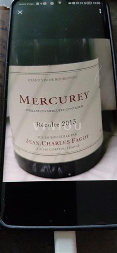 Burgundsko Mercurey Jean-Charles Fagot 2013