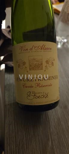 Alsace Gewurztraminer Stoecklé Réservée 2024