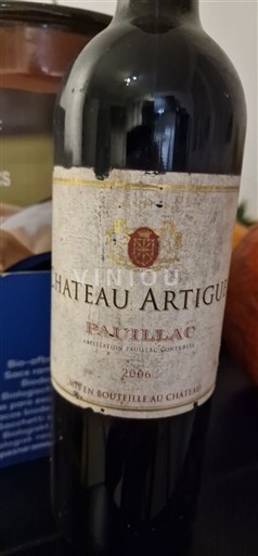 Bordeaux Pauillac Château Artigues 2006