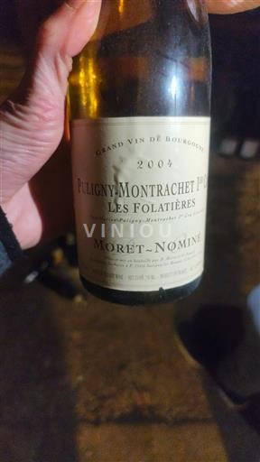 Burgundi Puligny-montrachet Premier Cru Moret-Nominé Les Folatières 2004