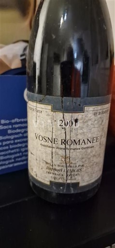 Vine Rouge sec Raphaël Dubois 2001 Frankrig Bourgogne Vosne-Romanée AOC