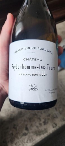 Bordeaux Blaye-Côtes-de-Bordeaux Chateau Peybonhomme Les Tours Le Blanc Bonhomme 2023