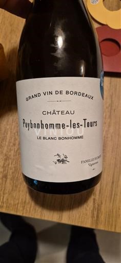 Бордо Блай-Кот-де-Бордо Chateau Peybonhomme Les Tours Le Blanc Bonhomme 2023