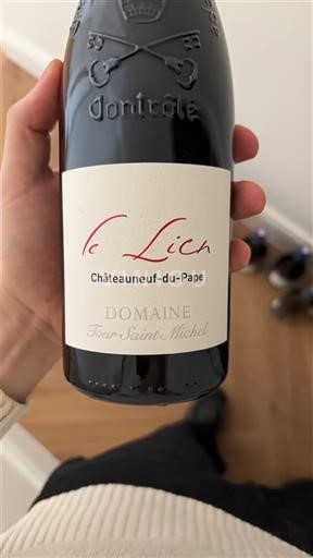 Verërat Rouge sec Le Lien Domaine Tour Saint Michel 2015 Francë Lugina e Ronës Châteauneuf-du-Pape AOC