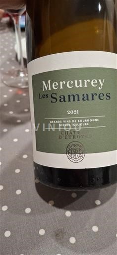 Borgoña Mercurey Château Etroyes Les Samares 2021