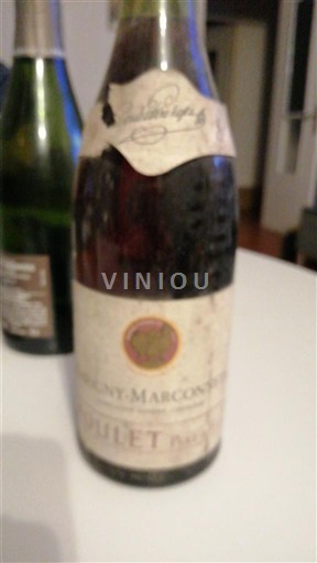 Burgundsko Mercurey Domaine Jouet 1981