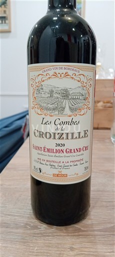 Bordeaux Saint-Émilion Grand Cru Grand Cru Les Combes de la Croizille 2020