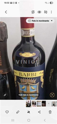 Toscana Brunello di Montalcino. Barbi 2019