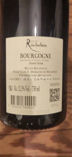 Burgundy Domaine Rochebin 2024