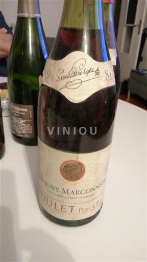 Burgundsko Savigny-lès-Beaune Poulet Père & Fils 1981