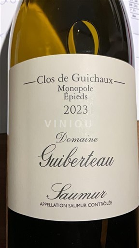 Loirevallei Saumur Domaine Guiberteau Clos de Guichaux Monopole Épieds 2023