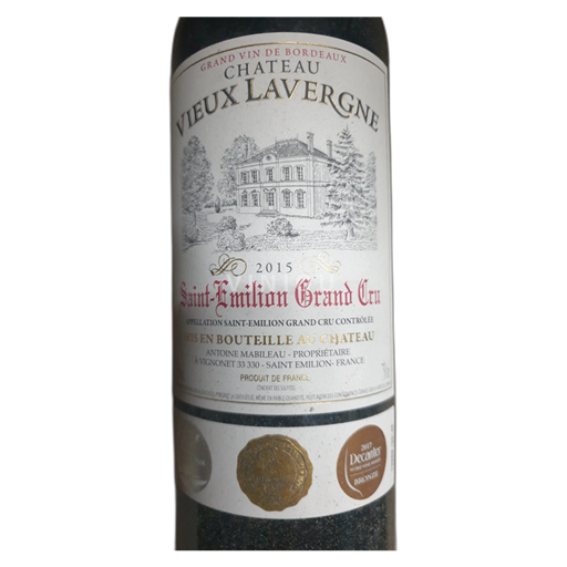Bordeaux Saint-Émilion Château Vieux Lavergne 2015