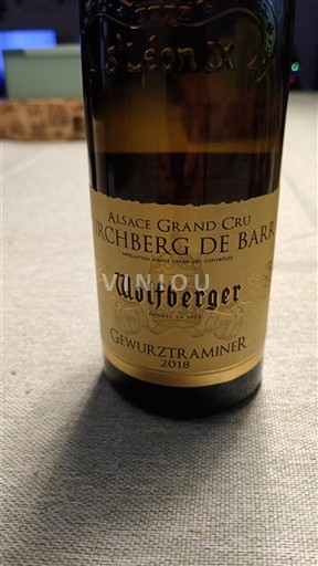 Alsazia Non specificato Grand Cru Wolfberger Kirchberg de Barr 2018