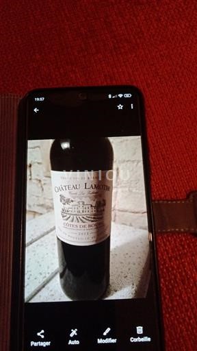 Bordeaux Côtes-de-bourg Château Lamotte 2011