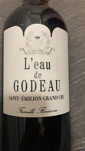 Bordeaux Saint-Émilion Grand Cru L'eau de Godeau 2014