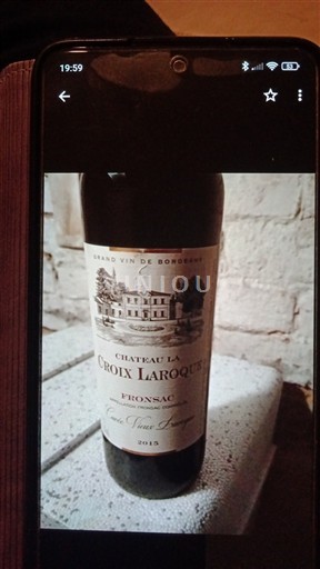 Bordeaux Fronsac Château La Croix Laroque 2015