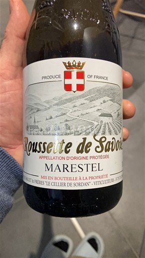 Savoie og Bugey Roussette de Savoie Grosset & Frères Le Cellier de Sordan Marestel 2022