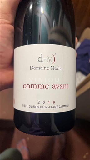 Roussillon Ikke specificeret Domaine Modat comme avant 2016