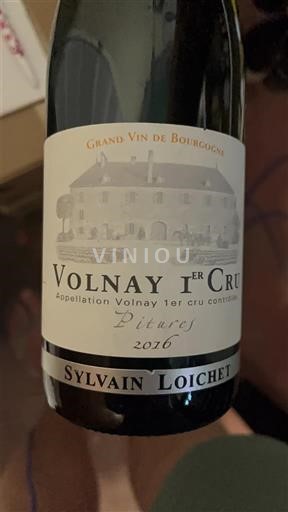 Bourgogne Volnay Premier Cru Sylvain Loichet Pitures 2016