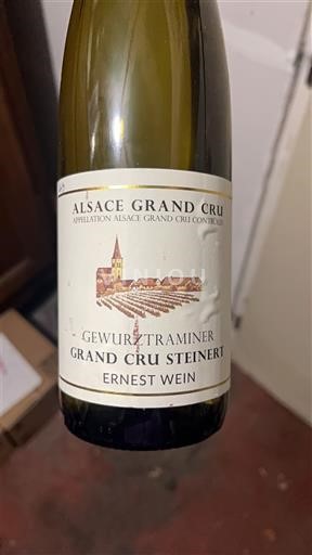 Wijnen Blanc sec Grand Cru Steinert Gewurztraminer Ernest Wein 2016 Frankrijk Elzas Alsace Grand Cru AOC Grand Cru