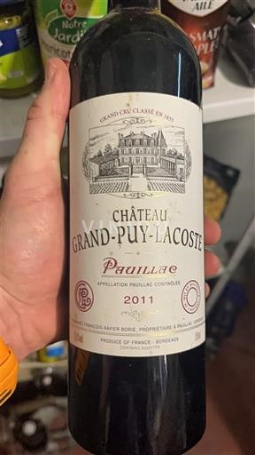Bordeaux Pauillac Grand Cru Grand-Puy-Lacoste 2011