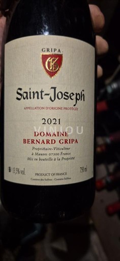 Rhône-dalen Saint-Joseph Domaine Bernard Gripa 2021