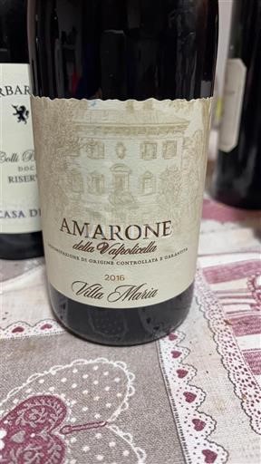 Véneto Amarone della Valpolicella Villa Maria 2016
