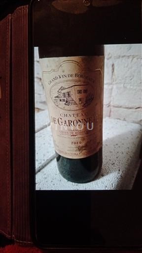 Bordeaux Côtes-de-bourg Château Garonne 2010