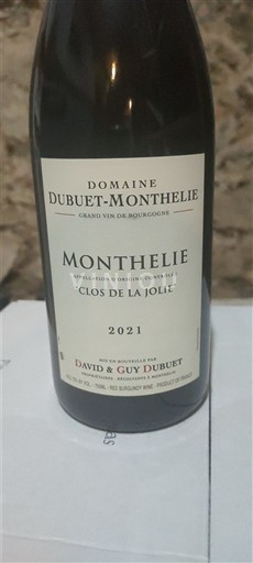 Burgundy Monthélie Domaine Buet-Monthelie Clos de la Jolie 2021