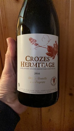 Rhônen laakso Crozes-Hermitage Cave de Tain 2016