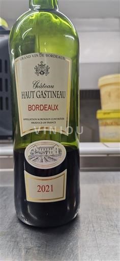 Bordeaux Château Haut Gastineau 2021
